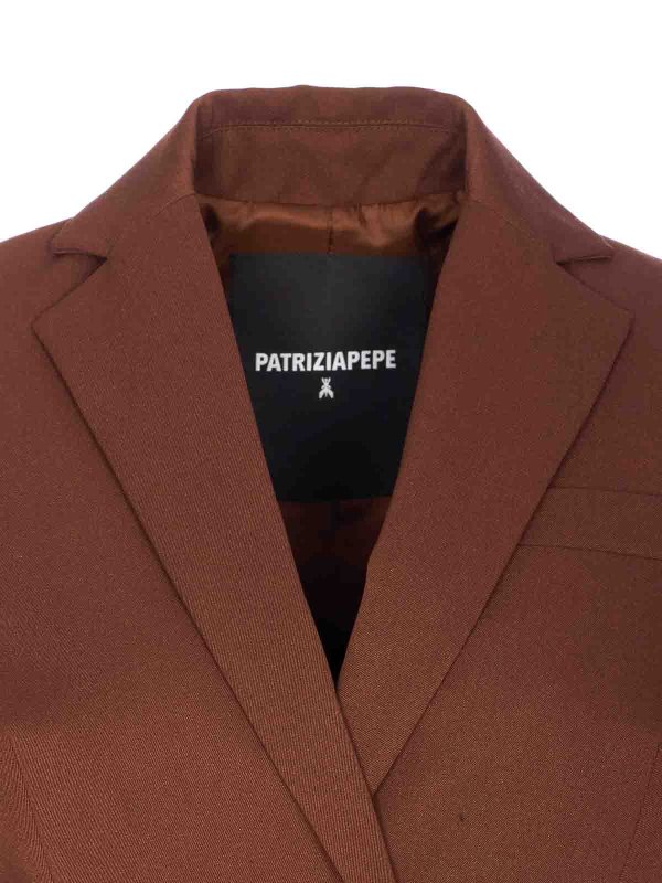 Blazer - Marron shop online: PATRIZIA PEPE