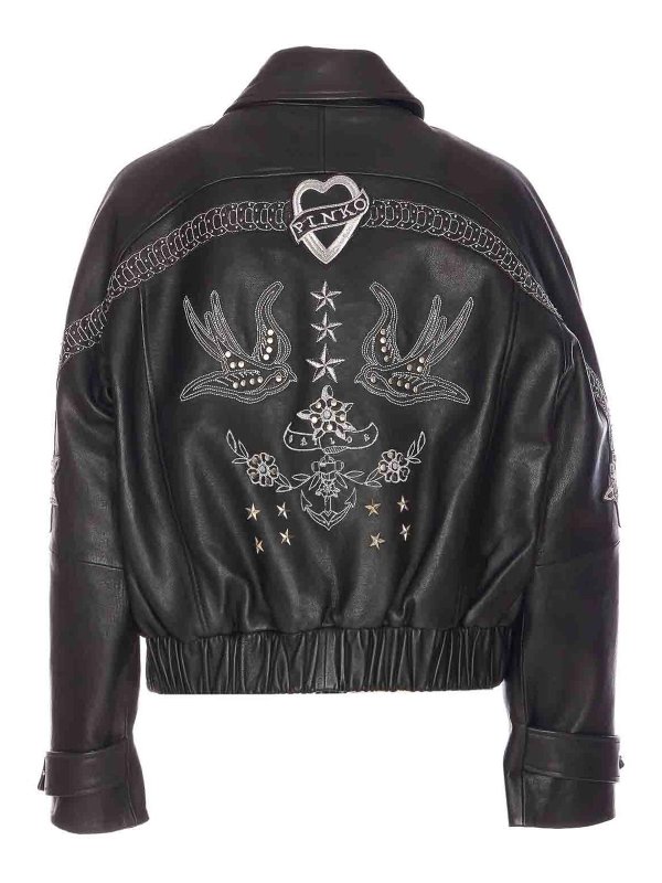 Pinko: giacche in pelle online - Giacca