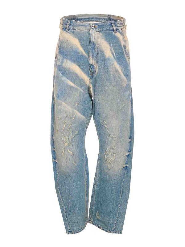 VIVIENNE WESTWOOD: Straight Leg Jeans - Straight Leg Jeans - Blau