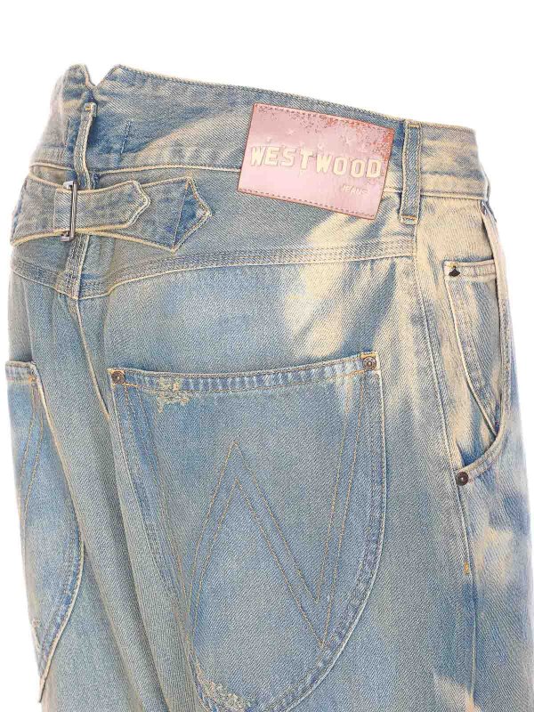 The Best Shops VIVIENNE WESTWOOD: Straight Leg Jeans - Straight Leg Jeans - Blau