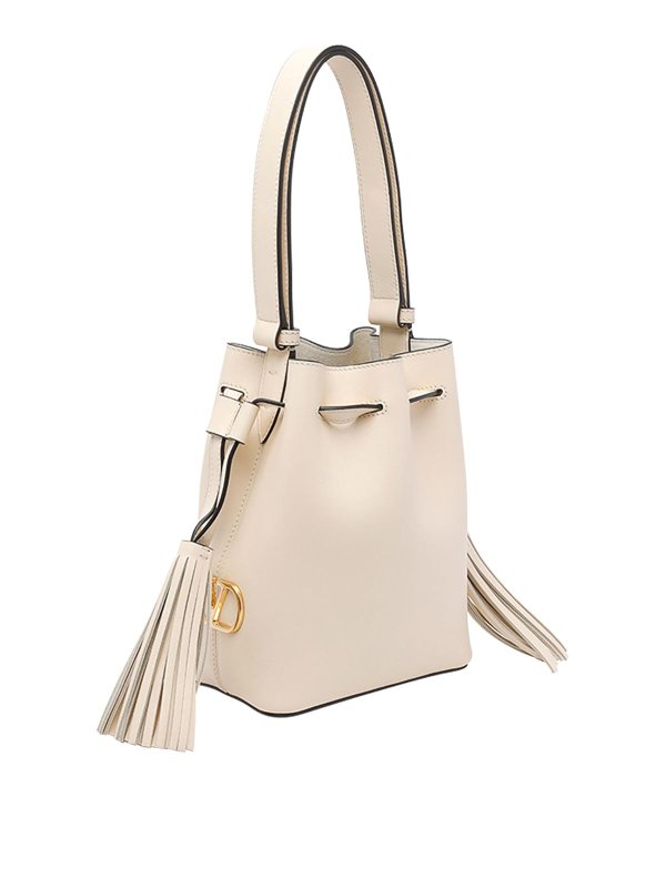 VALENTINO GARAVANI: バケットバッグ online - バケットバッグ - 白