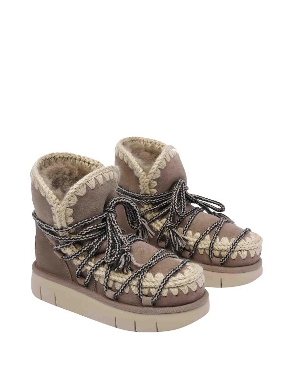 MOU: ankle boots online - Bounce Scoubidou Lace Booties