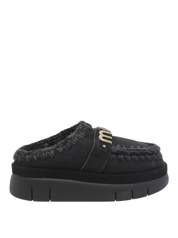 MOU: Zapatos chinelas - Chinelas - Negro