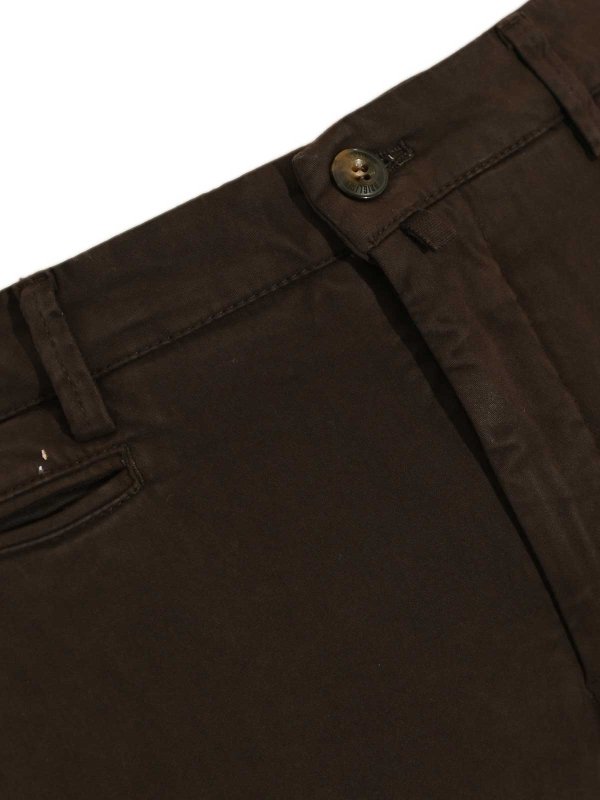 The Best Shops BRIGLIA 1949: Pantalones casual - Pantalón Casual - Marrón Oscuro