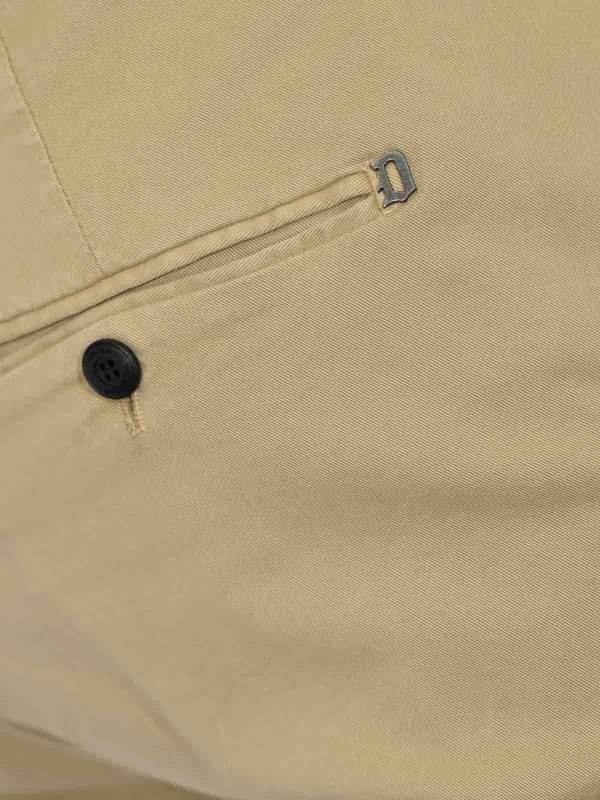 The Best Shops DONDUP: Pantalons casual - Pantalons Décontractés - Beige