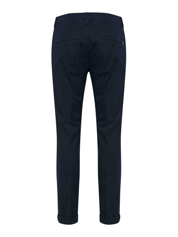 DONDUP: casual trousers online - Gaubert Trousers In Stretch Cotton Gabardine