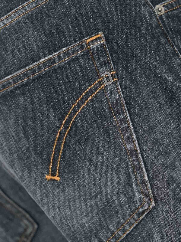 The Best Shops DONDUP: straight leg jeans - Paco Loose Jeans In Recycled Cotton Denim