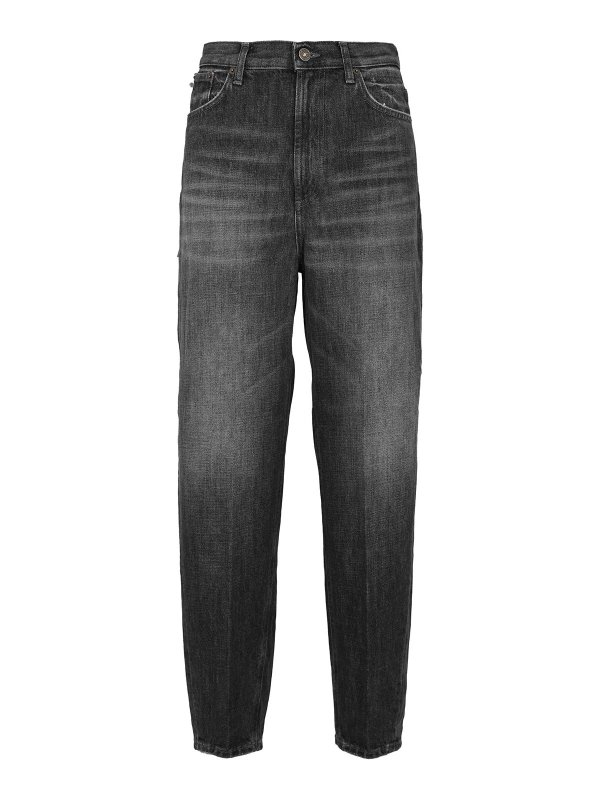 DONDUP: straight leg jeans - Bessie Jeans In Cotton Denim
