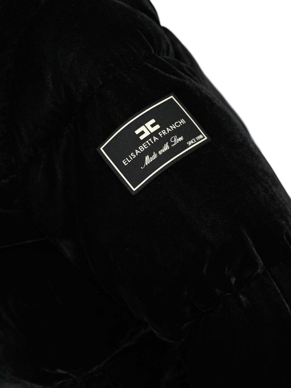 The Best Shops ELISABETTA FRANCHI: ダウン・ハイテクジャケット - ダウンジャケット - 黒