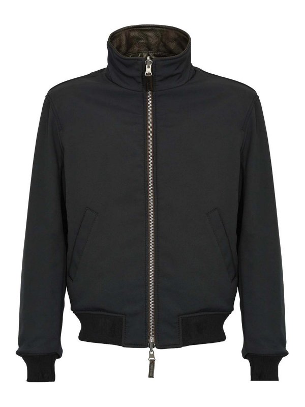 The Best Shops LEATHER AUTHORITY: Vestes en cuir - Blouson En Cuir - Marron Foncé