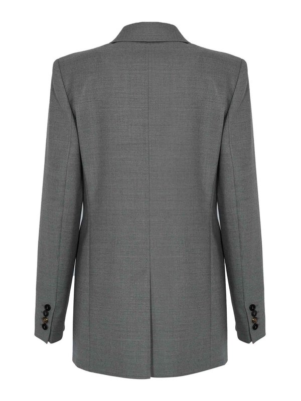 MAX MARA STUDIO: blazers online - Bolsena Regular Fit Flannel Blazer