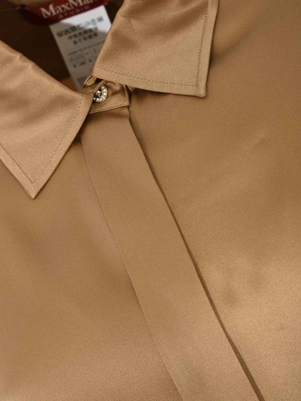 The Best Shops MAX MARA STUDIO: シャツ - シャツ - キャメル