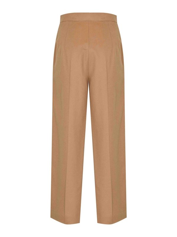 MAX MARA STUDIO: casual trousers online - Marengo Crop Trousers In Light Wool