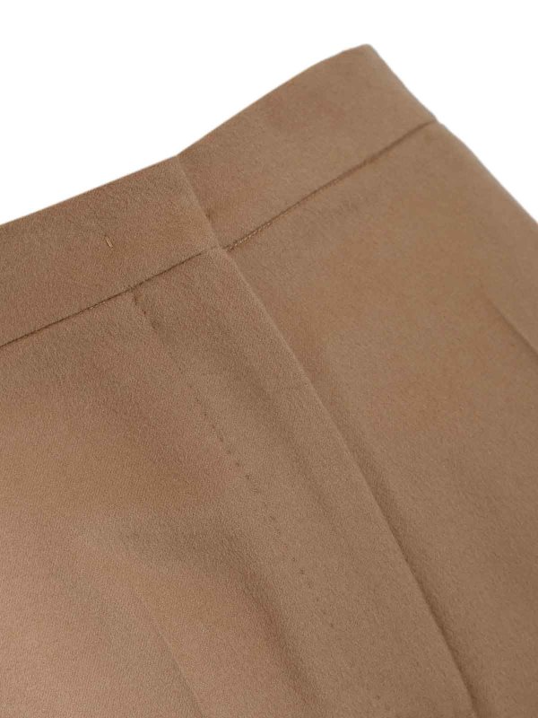 The Best Shops MAX MARA STUDIO: casual trousers - Marengo Crop Trousers In Light Wool