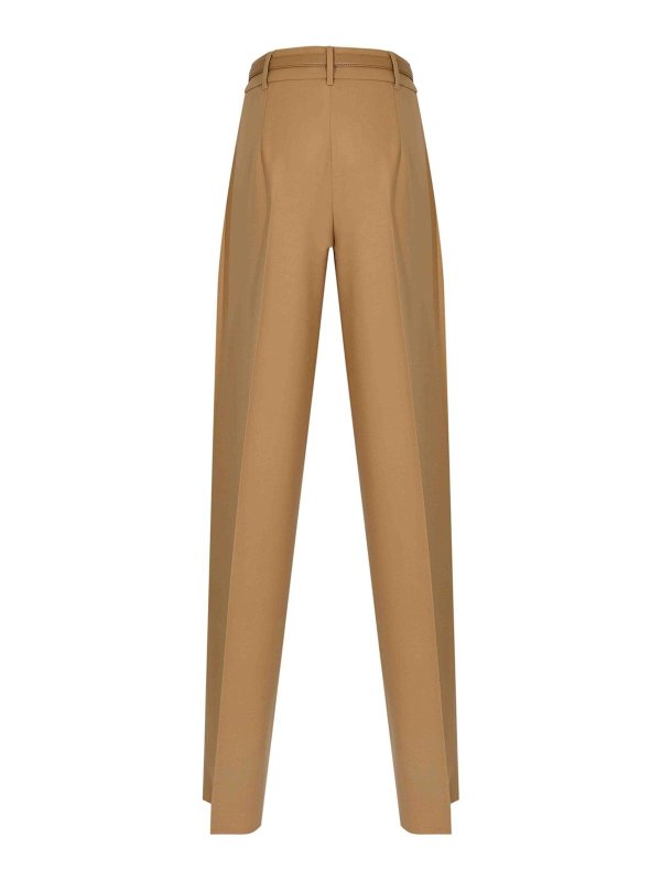 MAX MARA STUDIO: casual trousers online - Entrata Wool Twill Trousers