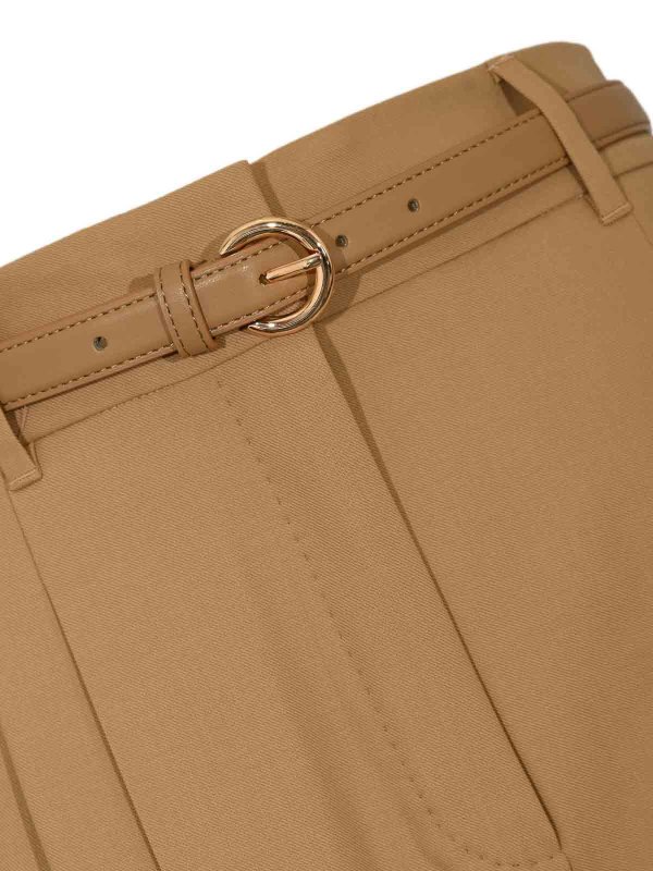 The Best Shops MAX MARA STUDIO: casual trousers - Entrata Wool Twill Trousers