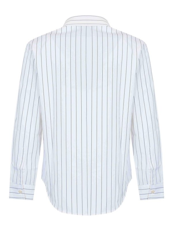 Max Mara: shirts online - Effige Striped Cotton Shirt