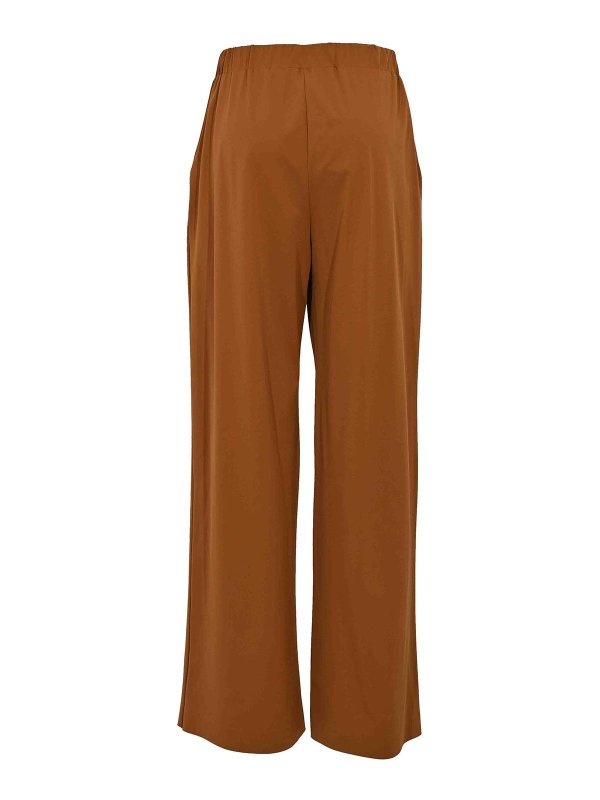 Max Mara: casual trousers online - Verres Palazzo Trousers In Stretch Fabric