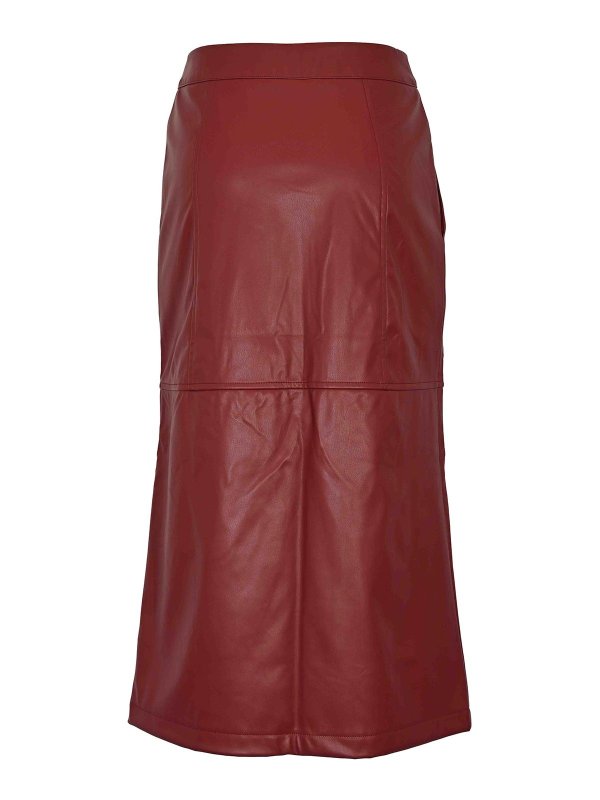 NO SECRETS: Jupes midi et au genou online - Jupe Midi - Rouge Brun