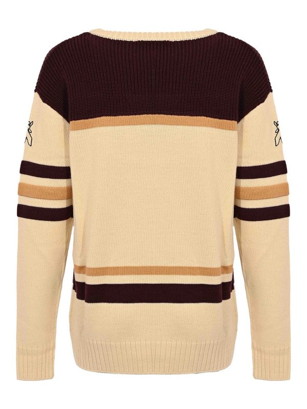 PATRIZIA PEPE: Suéteres con cuello pico online - Suéter Cuello Redondo - Blanco