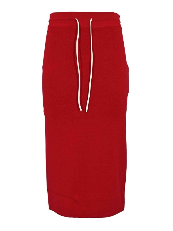 PATRIZIA PEPE: Faldas media pierna y semilargas - Falda Semilarga - Rojo