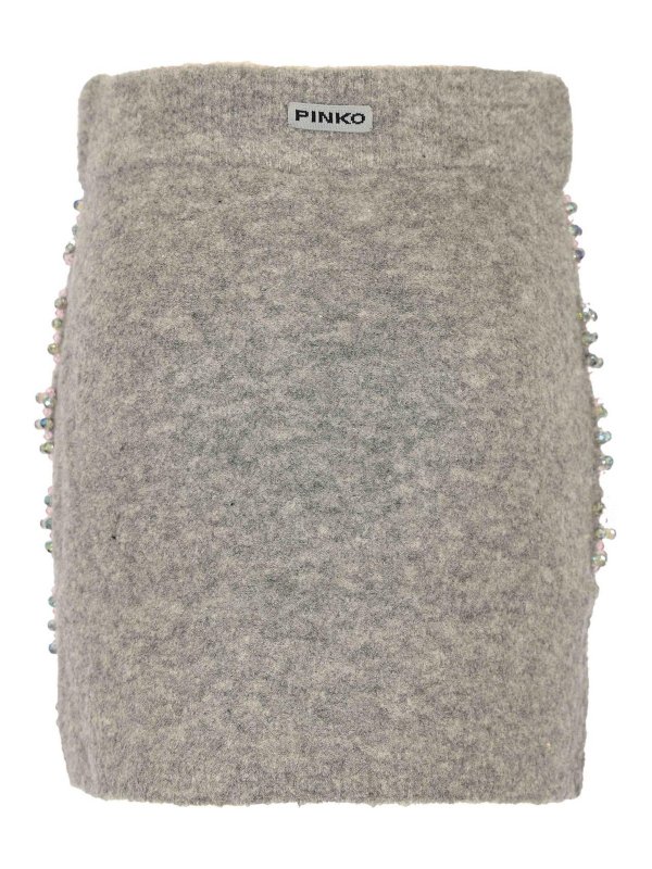 Pinko: mini skirts online - Believe Knitted Miniskirt