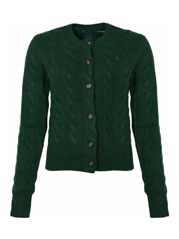 POLO RALPH LAUREN: Cardigans - Cardigan - Vert