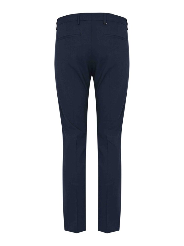 PT TORINO: casual trousers online - Dieci Trousers In Wool Blend