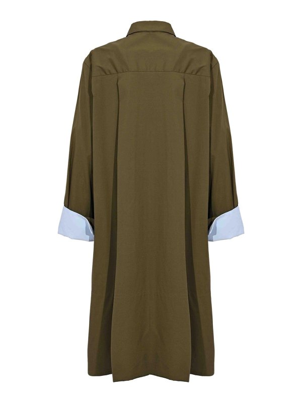 Semicouture: shirts online - Livia Dress In Cotton Poplin