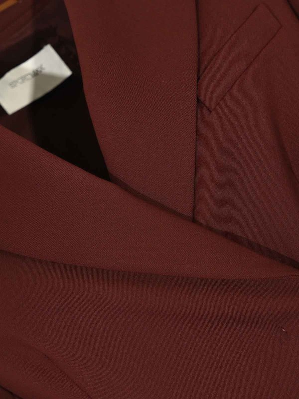The Best Shops SPORTMAX: Blazer - Blazer - Bordeaux