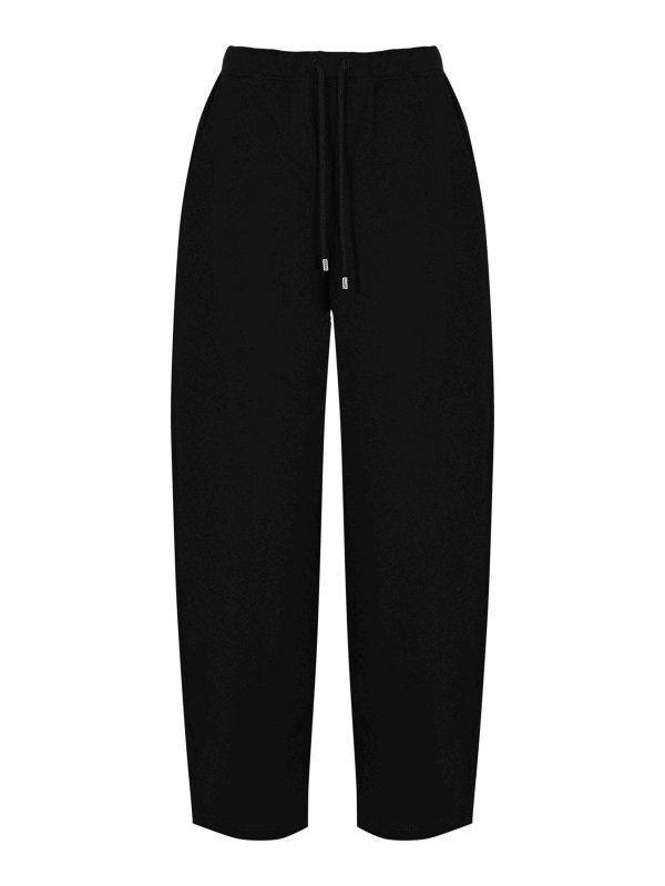 SPORTMAX: casual trousers - Albania1234 Cotton Jersey Trousers