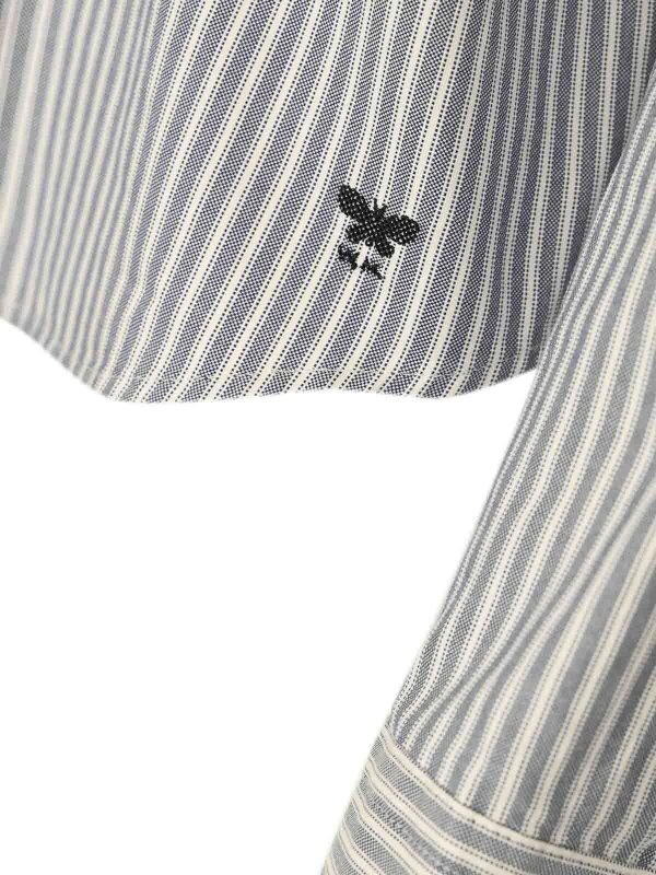 The Best Shops WEEKEND MAX MARA: shirts - Nuoro Striped Cotton Oxford Shirt