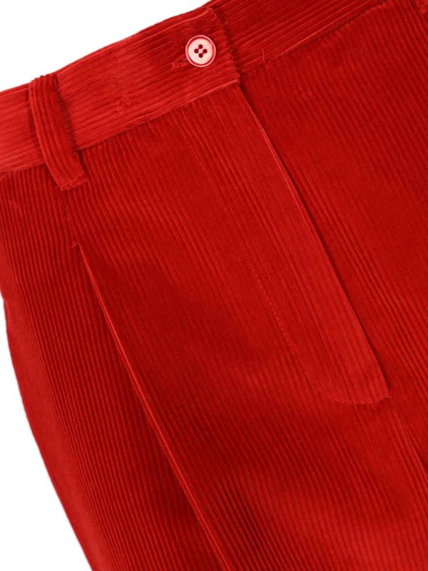 The Best Shops WEEKEND MAX MARA: casual trousers - Order Trousers In Cotton Velvet