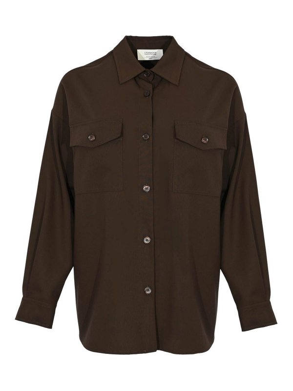 WEEKEND MAX MARA: Hemden - Hemd - Dunkelbraun