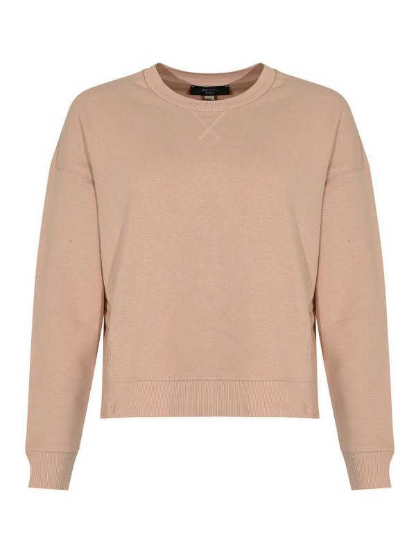 WEEKEND MAX MARA: Sweatshirts & Sweaters - Gerba Boxy Cotton Sweatshirt