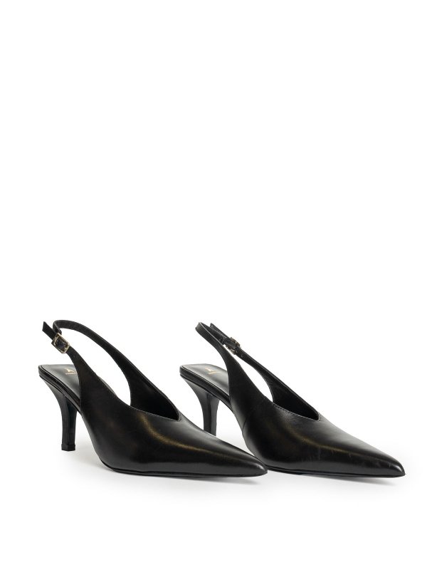 Leather Slingback Shoes With Heel shop online: PATRIZIA PEPE