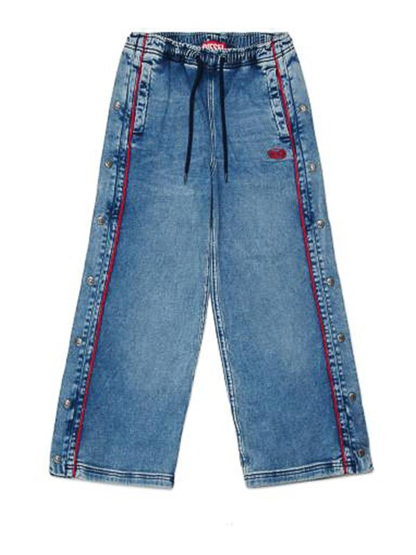 DIESEL: Jeans Rectos - Vaqueros Rectos - Azul