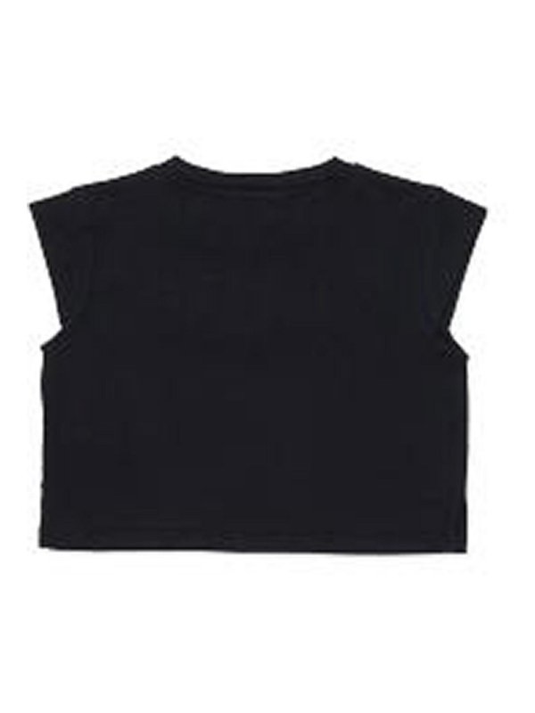 DSQUARED2: t-shirts online - Crop Sleeveless T-Shirt