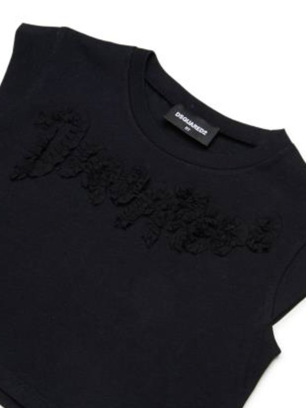 The Best Shops DSQUARED2: t-shirts - Crop Sleeveless T-Shirt