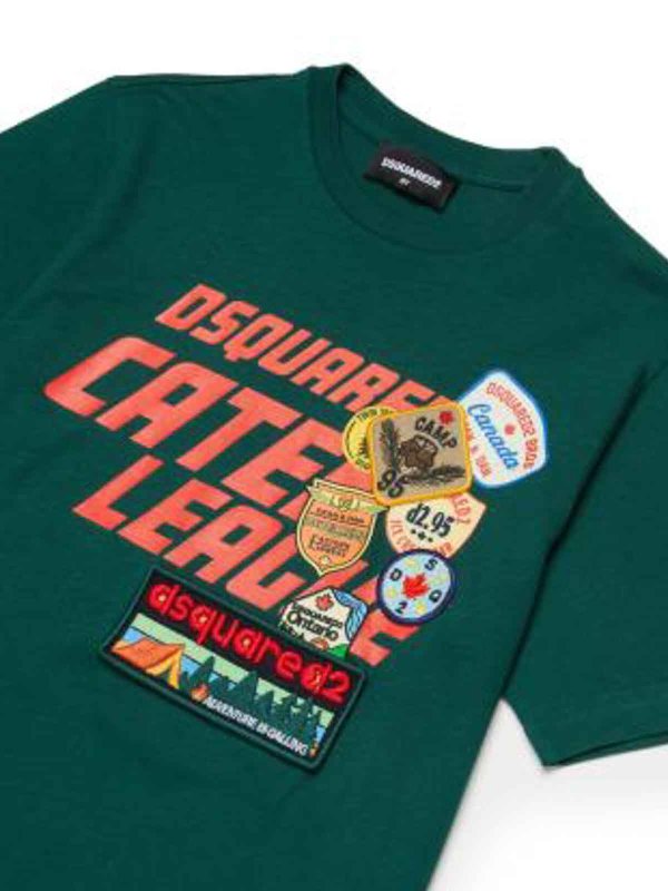 The Best Shops DSQUARED2: T-shirts - T-Shirt - Grün