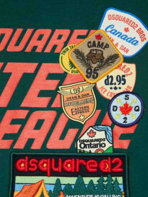 T-Shirt - Grün shop online: DSQUARED2