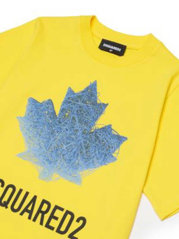 The Best Shops DSQUARED2: Camisetas - Camiseta - Amarillo