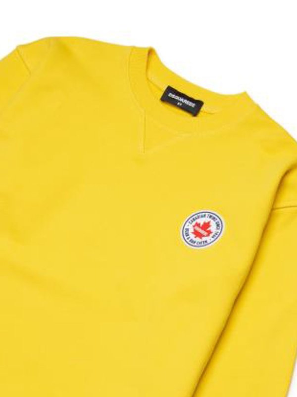 The Best Shops DSQUARED2: Sudaderas y suéteres - Sudadera - Amarillo