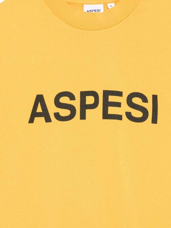 The Best Shops ASPESI: Sudaderas y suéteres - Sudadera - Amarillo