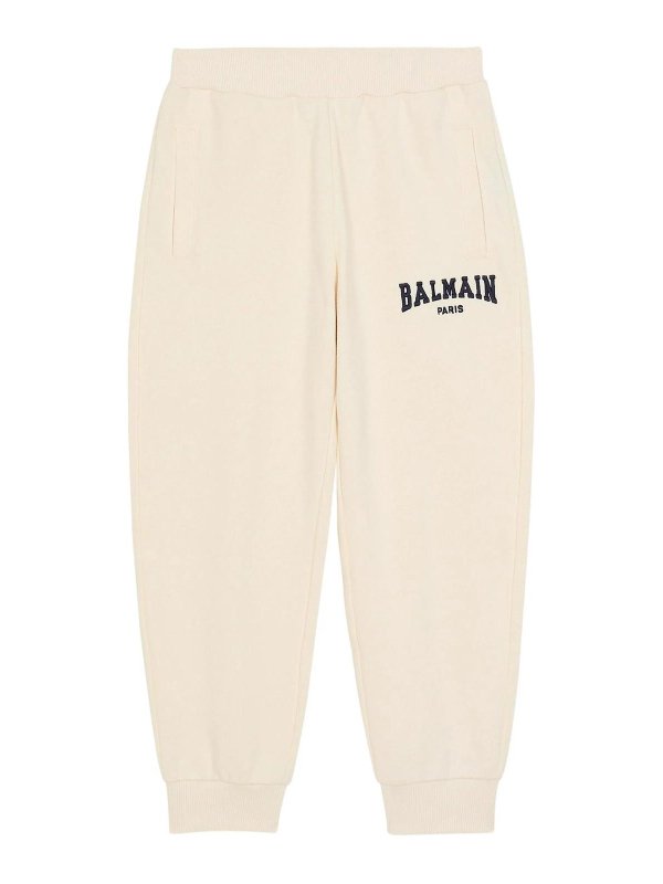 Balmain: casual trousers - Cotton Sports Pants