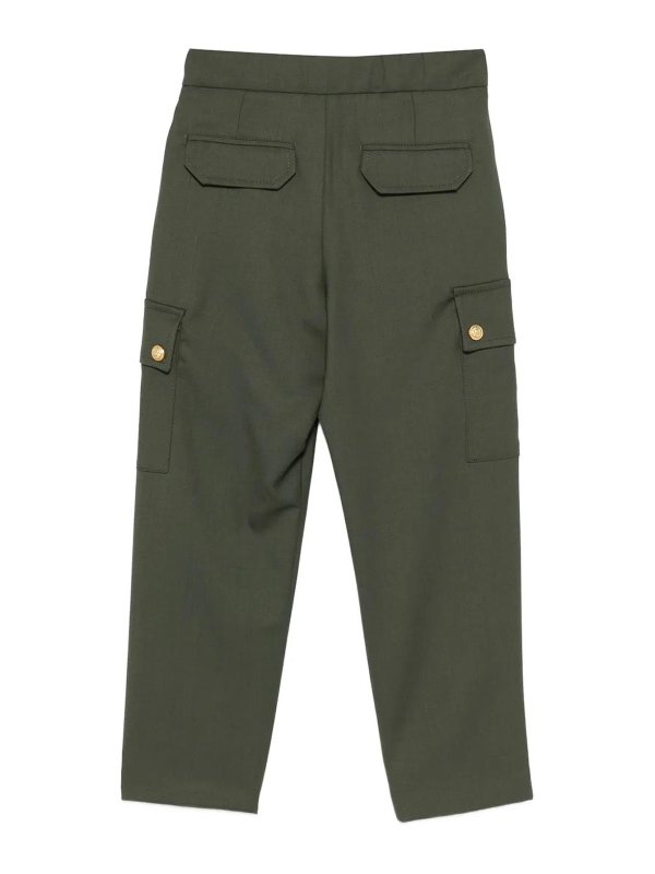 Balmain: Pantalones casual online - Pantalón Casual - Verde
