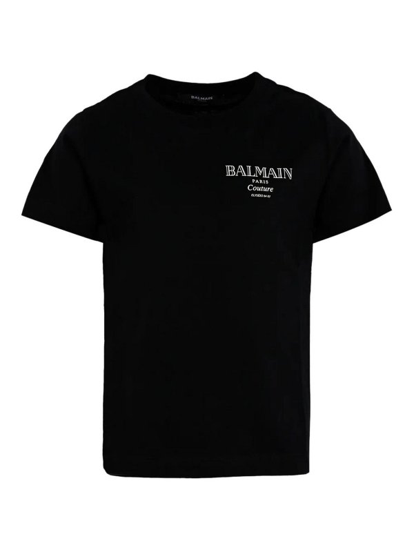 Balmain: Camisetas - Camiseta - Negro