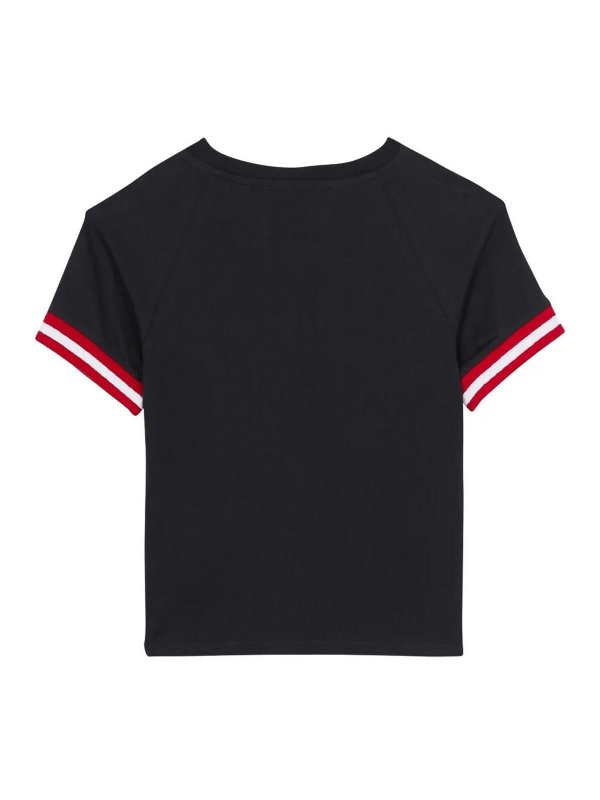 Balmain: t-shirt online - T-Shirt Con Stampa