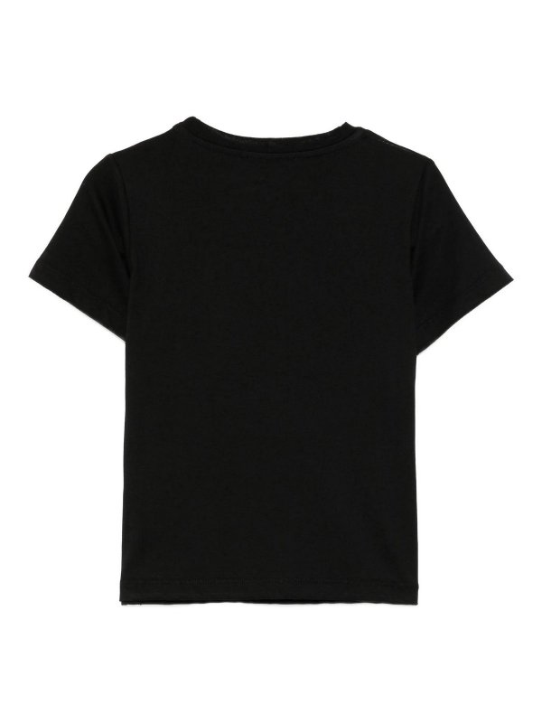 Balmain: T-shirts online - T-Shirt - Noir