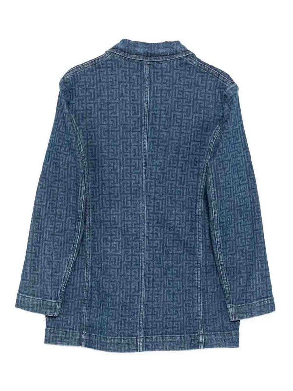 Balmain: Blazer online - Blazer - Azul